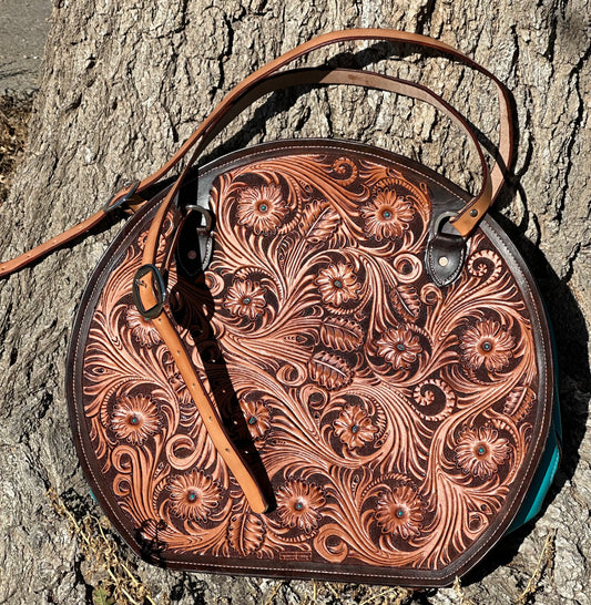 Tooled single rope bag